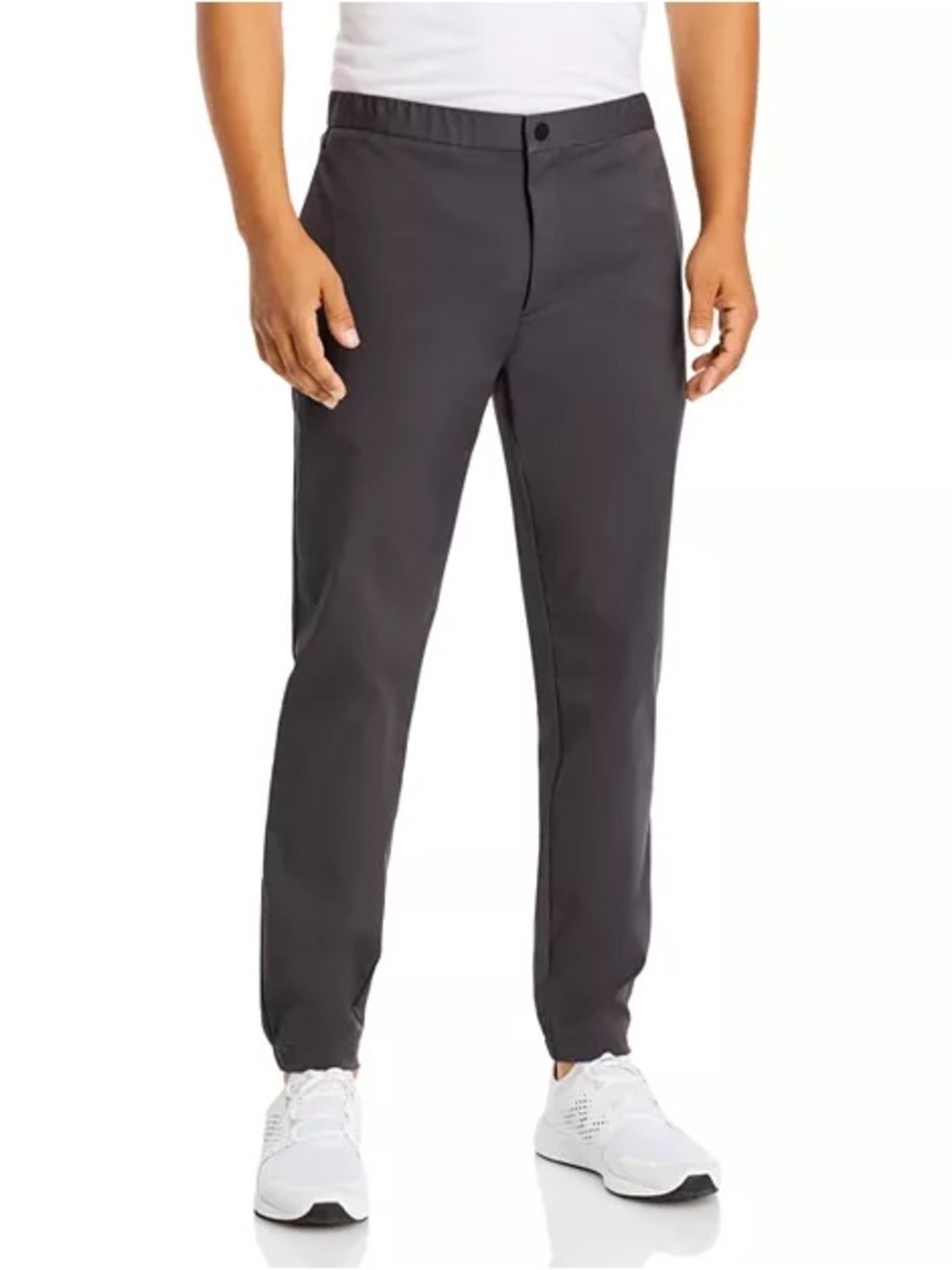 Theory Terrance Neoteric Men’s Gray Tech Jogger Pants Size L
